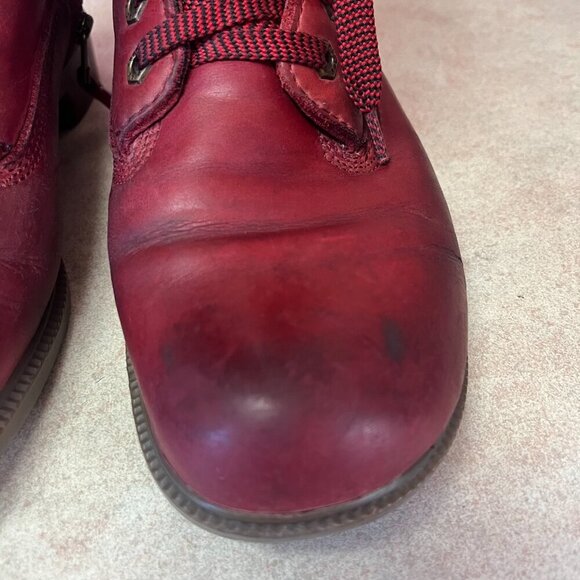 Kodiak Red Leather Combat Moto Ankle Waterproof Boot - Picture 10 of 16